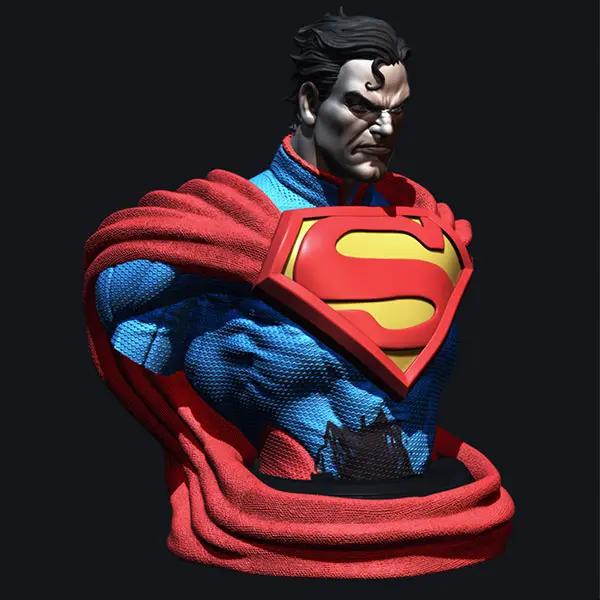 bust superman kills joker injustice league stl printing by cg pyro fanarts - 3d hervingarciaa on thangs 3D print model - Mito3D
