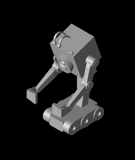 burro robot 3d modello thedroidbattler grazie 3d print model - Mito3D