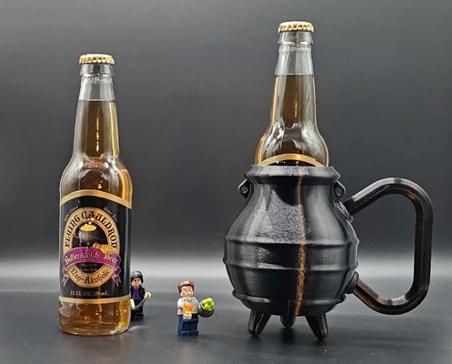 butterscotch bottle cauldron - 3d by beetlebuild on thangs 3d print model - Mito3D