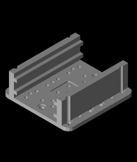 c-beam slide plate 3d model trash aly thangs 3d print model - Mito3D