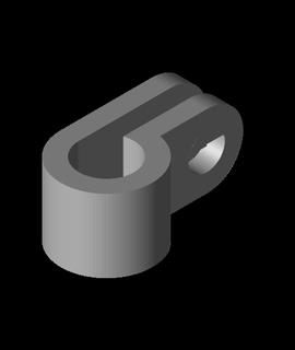 cable clip 3 mm - kleine kabelklemme 3mm 3d model thangs 3d print model - Mito3D