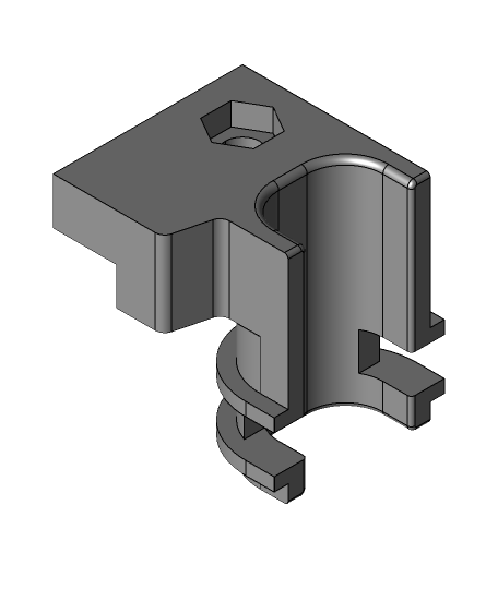cable management holder x- y-ca 3D print model - Mito3D