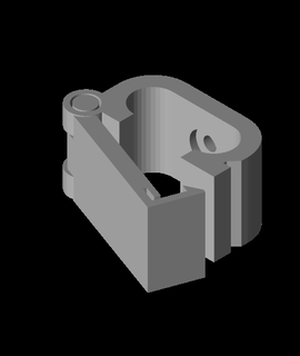 cavo organizzatore clip fisso 3d modello grazie 3d print model - Mito3D