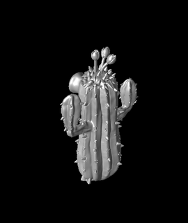 cactus pvz 3d modelo gracias 3d print model - Mito3D