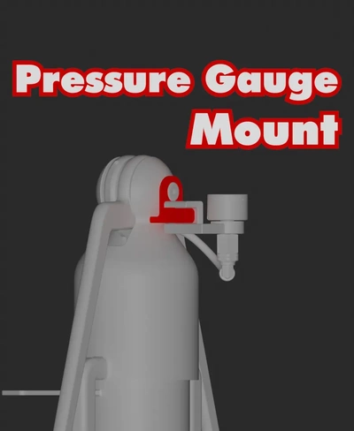 cafelat robot pressure gauge mount - 3d by madhead on thangs 3d print model - Mito3D