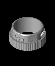 calendar ring openscad 3d model 3dprinty thangs 3d print model - Mito3D