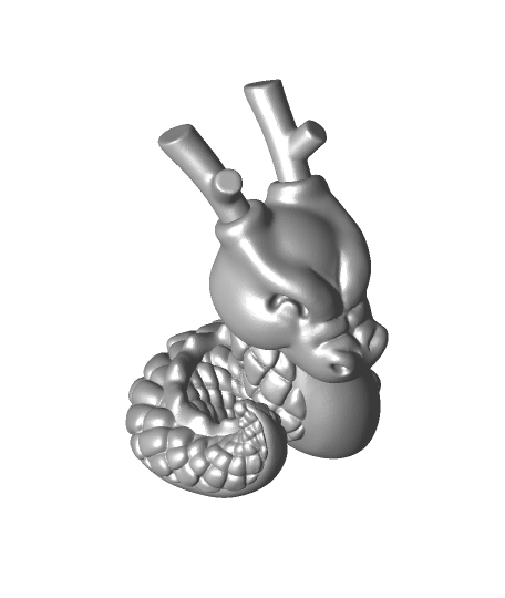 cali dragon v1 porte clésstl 3D print model - Mito3D