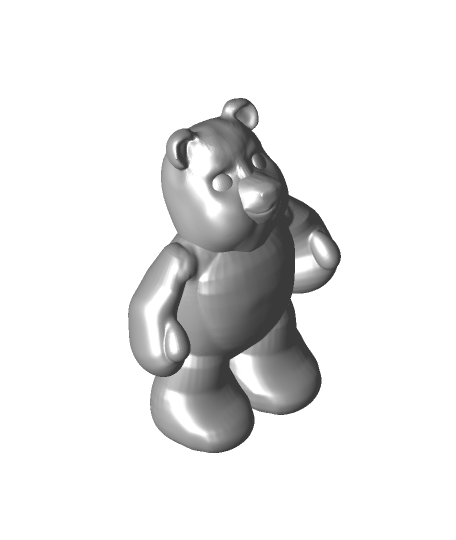 calibear v2 smoother hder keychain bobble 3D print model - Mito3D