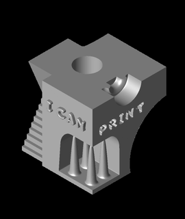 calibração cubo icpistl 3d modelo randomizy 3d print model - Mito3D