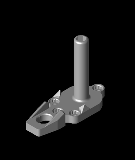 caliburno mag fed pump action nerf explosão 3d modelo 3d print model - Mito3D