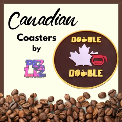 canadian double coaster - 3d by pezliz on thangs 3d print model - Mito3D