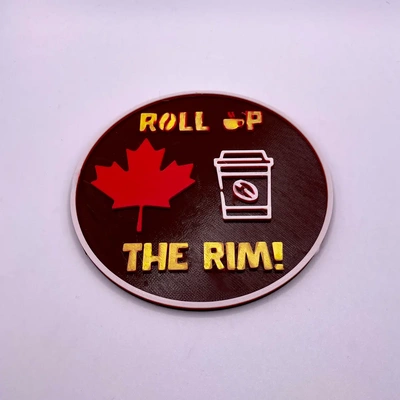 canadian roll up coaster - 3d by pezliz on thangs 3d print model - Mito3D