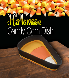 candy corn candy dish - plain -   k2 kevin  3d print model - Mito3D