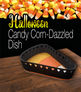 candy corn candy dish corn-dazzled -   k2 kevin  3d print model - Mito3D