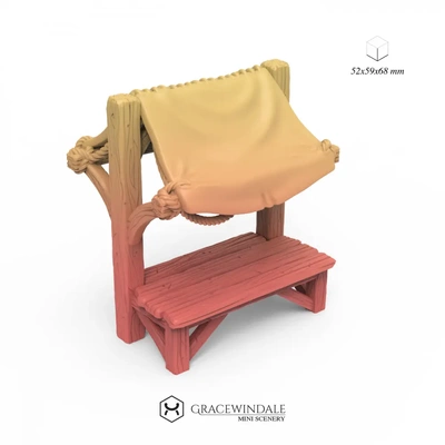 überdachung markt stall 3d by gracewindale on danke 3d print model - Mito3D