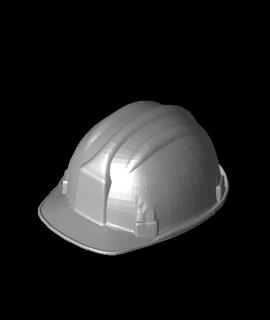 capacete constru mini chaveirostl 3d print model - Mito3D
