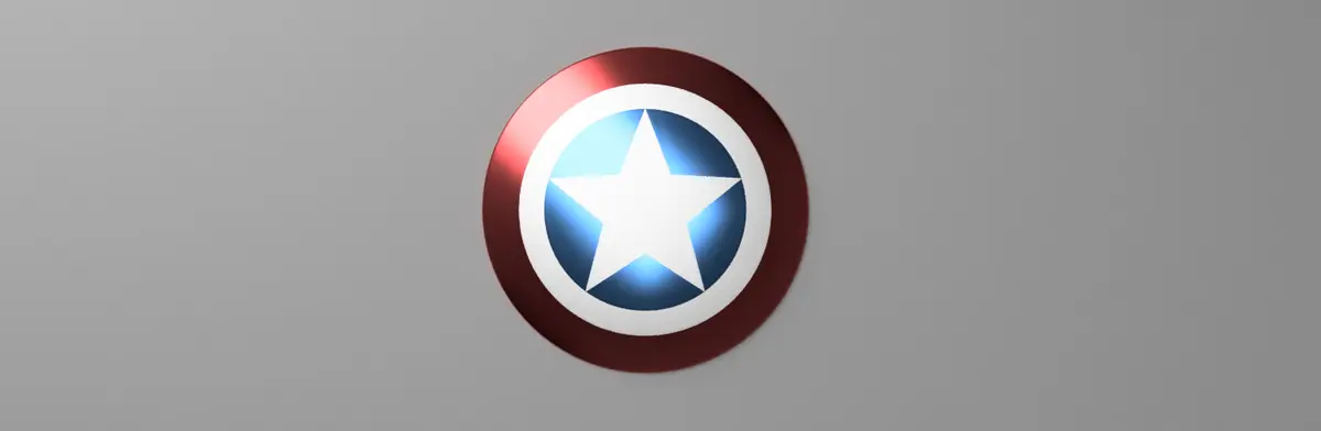 captain america shield - 3d by shack3d print on thangs arts & entertainment capitan cosplay cosplayer 3D print model - Mito3D