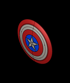 captain americas shield endgame 3d model thangs 3d print model - Mito3D