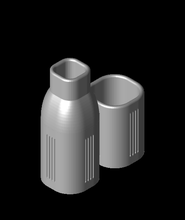 garrafa conjunto 3d modelo flâneur 3d print model - Mito3D
