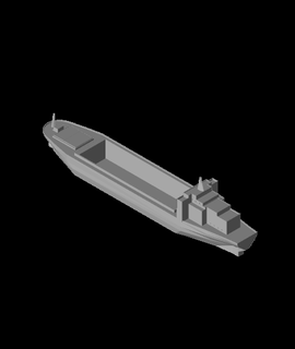 Ladung Schiff Box Halter Unterstützung source duty Autos Fahrzeuge 3d print model - Mito3D