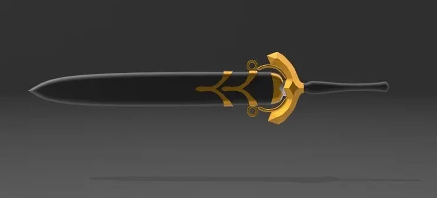 düşüyor kılıç çılgın altın yaş 3d by reprops03 teşekkürler 3d print model - Mito3D