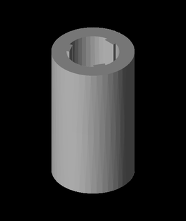 casio hr 8b Ersatz Papier Futter Rolle 3d print model - Mito3D