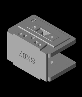 kaset bant peçete Holderstl 3d print model - Mito3D