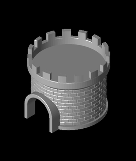 chateau 3d modèle dadyandell 3d print model - Mito3D