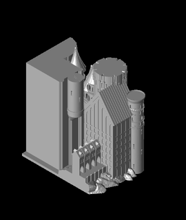 castle bot 3stl 3d model thangsdennis thangs 3d print model - Mito3D