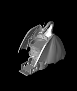 castelo dados torre Dragão 3d modelo xcrismonp 3d print model - Mito3D