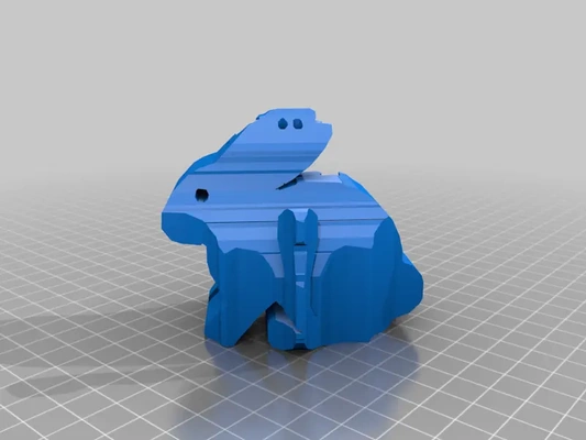 cat bunny bat 3 sided figure - 3d by syzguru11 on thangs 3d print model - Mito3D