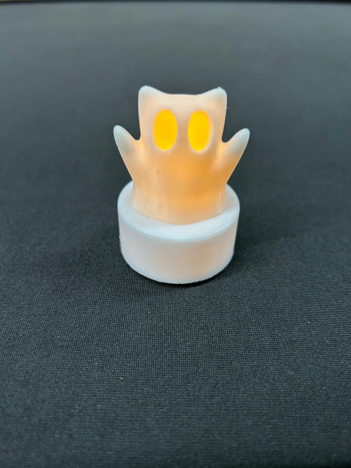 gatto fantasma luce 3d by costruito bot on grazie 3D print model - Mito3D