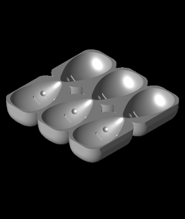 kedi fare buz tepsi 3d model 3ddemo teşekkürler 3d print model - Mito3D