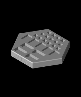 catan game pieces holders aureuskhan 3d print model - Mito3D