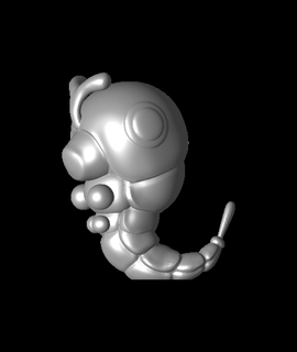 caterpie - pokemon fan art Arts & Entertainment 3d print model - Mito3D