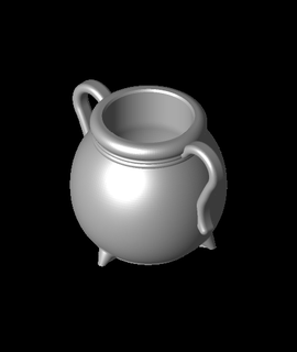 cauldron - mana cana 12oz cup 3d model thangs 3d print model - Mito3D