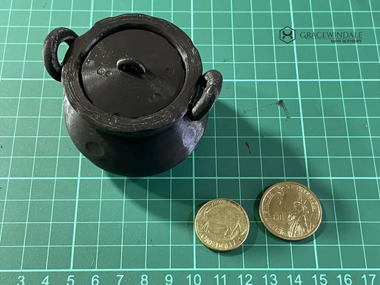 cauldron spice jar - 3d by gracewindale on thangs decoration halloween terrain pot props prop spices tabletop scenery hag witchcraft 28mm 32mm dnd miniature witch d&d pathfinder 3d print model - Mito3D