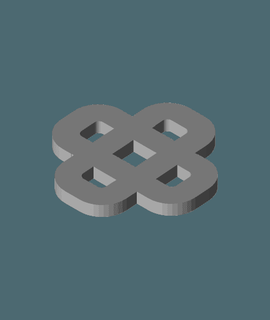 Kelt knot v11 jex7 3d print model - Mito3D