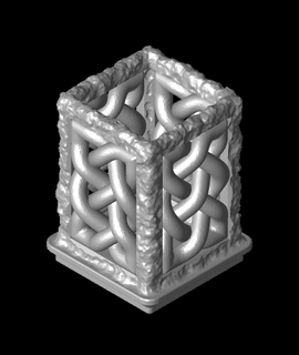 celtic knot gridfinity bin 1x1 standard 3d print model - Mito3D