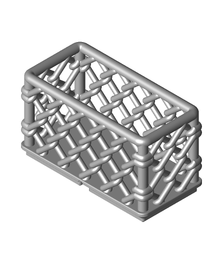 cadena enlace gridfinity compartimiento 1x2 40mm 3D print model - Mito3D