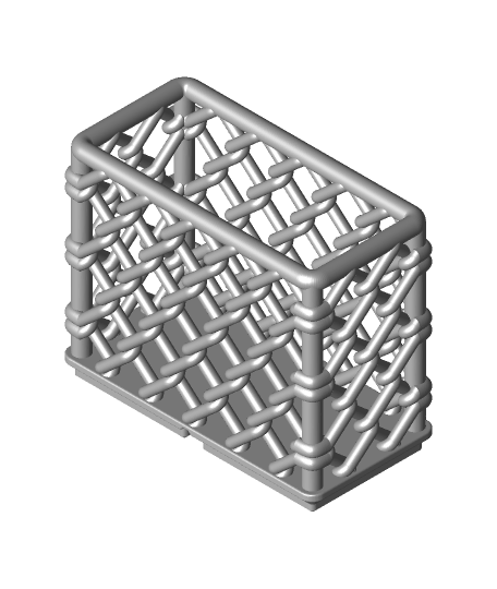 chain link gridfinity bin 1x2 60mm Gridfinity  3D print model - Mito3D