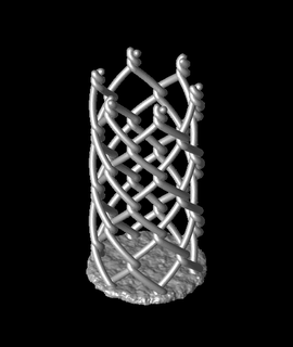 chain link vase small davemakesstuff Arts & Entertainment 3d print model - Mito3D