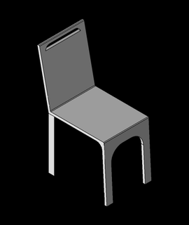cadeira fechadas Gourav solanki casa jardim 3d print model - Mito3D