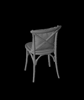 chaise scanné revopoint gamme 3d print model - Mito3D