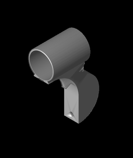 Chapstick Derringer unterer Rücken 3d print model - Mito3D