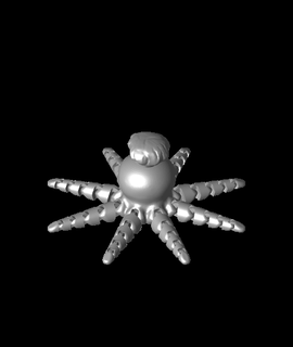 chef octopus pressprint 3d print model - Mito3D