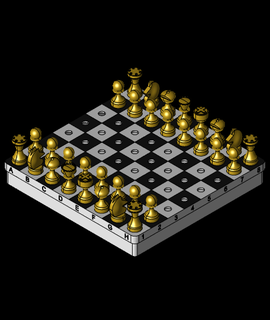 chess ajedrez 3d model juankmed thangs 3d print model - Mito3D