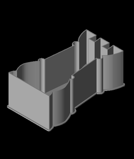 chess rook piece nestable box v1 3d print model - Mito3D