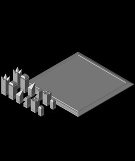 xadrez setstl 3d modelo lertnawapan 3d print model - Mito3D