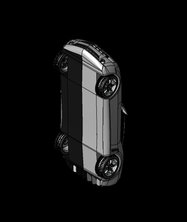 chevrolet camaro 3d modelo lloviendo gracias 3d print model - Mito3D